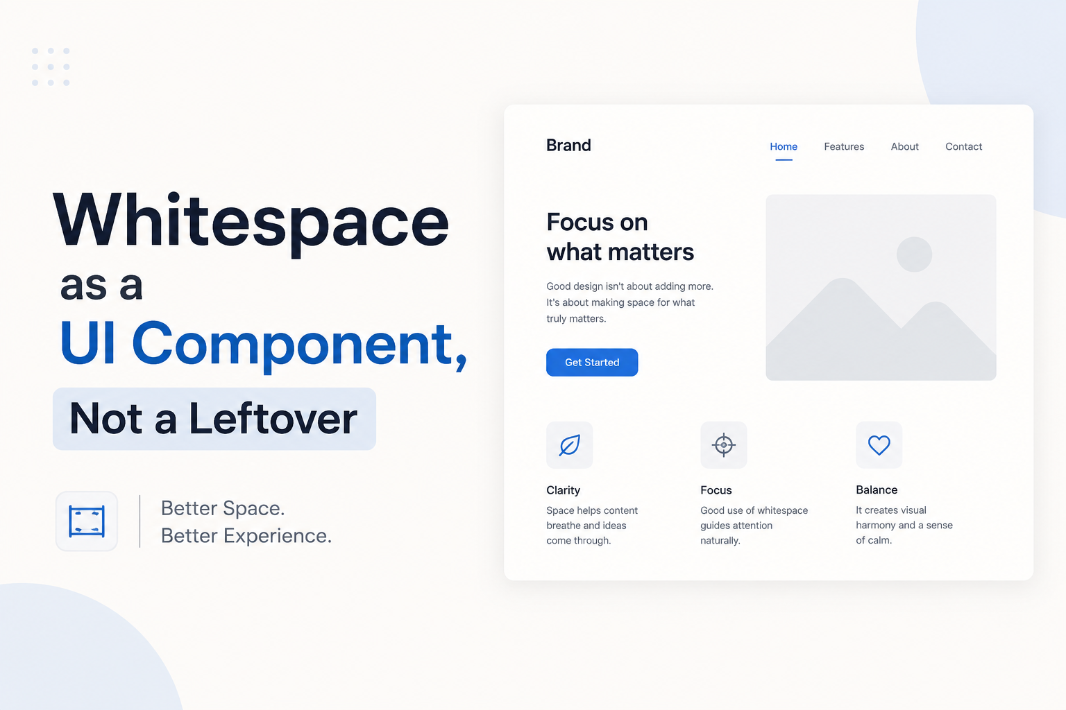Whitespace as a UI Component, Not a Leftover
